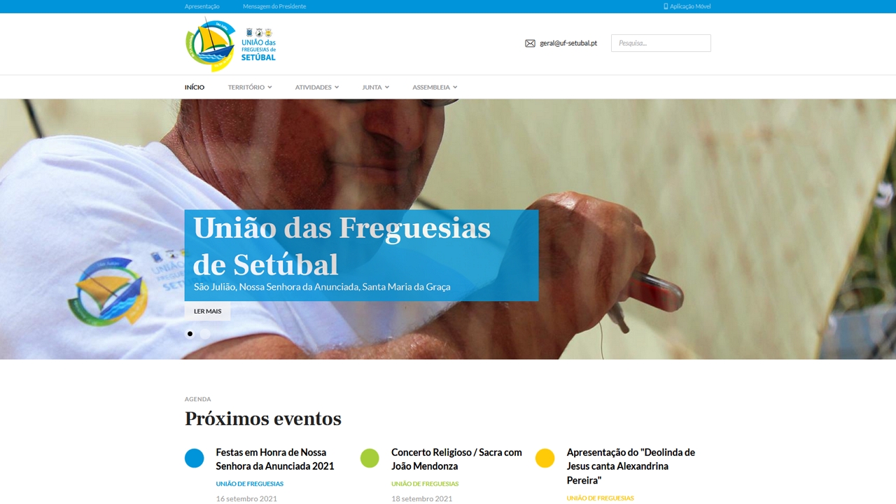 União das Freguesias de Setúbal lança novo Website